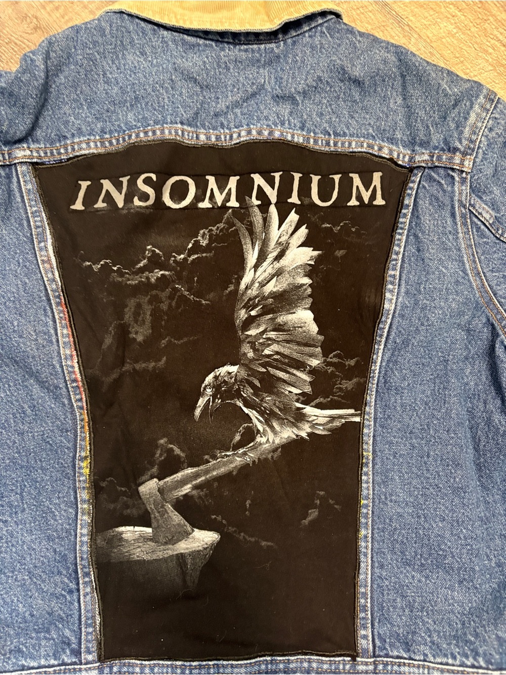 Denim Jacket with Melodoc Death Metal band “Insomnium” T shirt